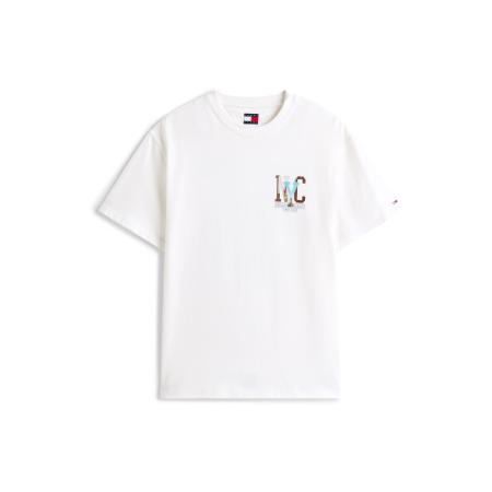 Tommy Jeans Tommy Jeans Shirt azuur / opaal / donkerrood / wit