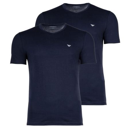 Emporio Armani Emporio Armani Shirt blauw / wit