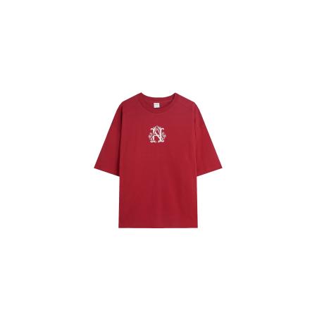 Bershka Bershka Shirt donkerrood / wit