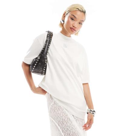 HUGO Red Driselina Oversized T-shirt in wit