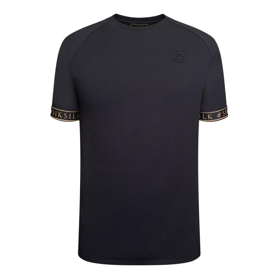 SikSilk SikSilk Shirt beige / zwart -