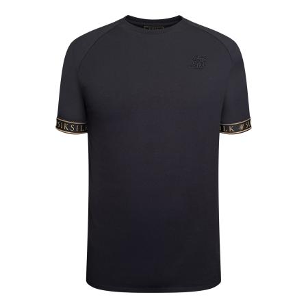 SikSilk SikSilk Shirt beige / zwart