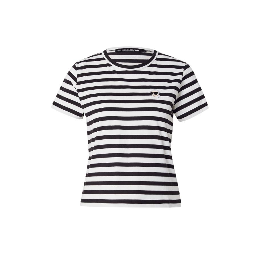 Karl Lagerfeld Karl Lagerfeld Shirt IKON zwart / wit -