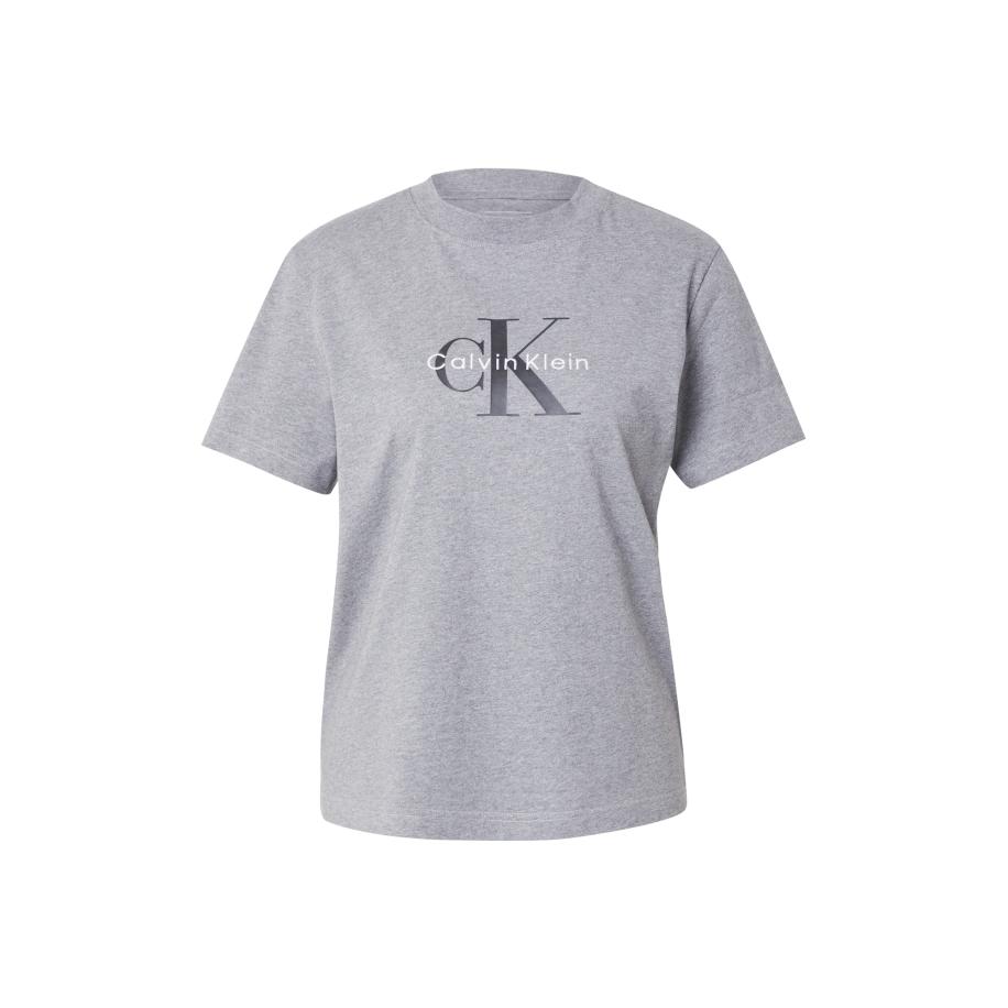 Calvin Klein Calvin Klein Jeans Shirt grijs gemêleerd / zwart / wit -