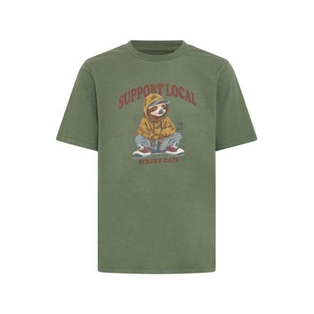 Blend BLEND Shirt BHIRVING ivoor / ombergrijs / spar / cranberry