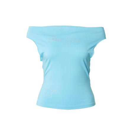 SHYX SHYX Shirt neonblauw / zilvergrijs