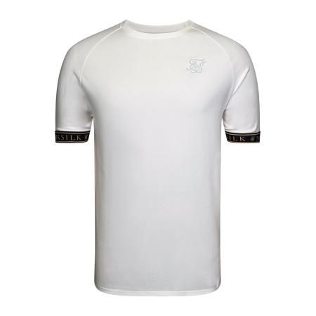 SikSilk SikSilk Shirt beige / zwart / wit