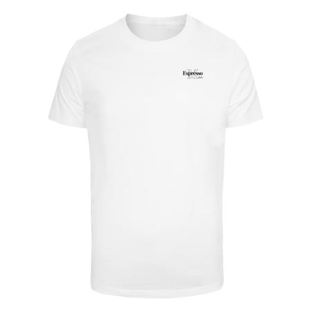 mister tee Mister Tee Shirt Espresso M Club donkerbruin / zwart / wit