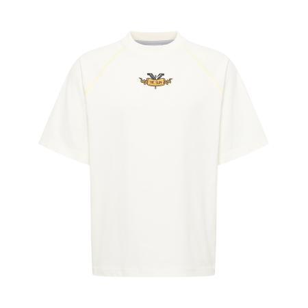 carlo colucci Carlo Colucci Shirt Eichbichler navy / citroengeel / grasgroen / oudroze / wit