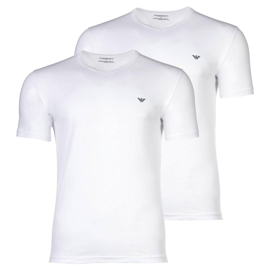 Emporio Armani Emporio Armani Shirt zwart / wit -