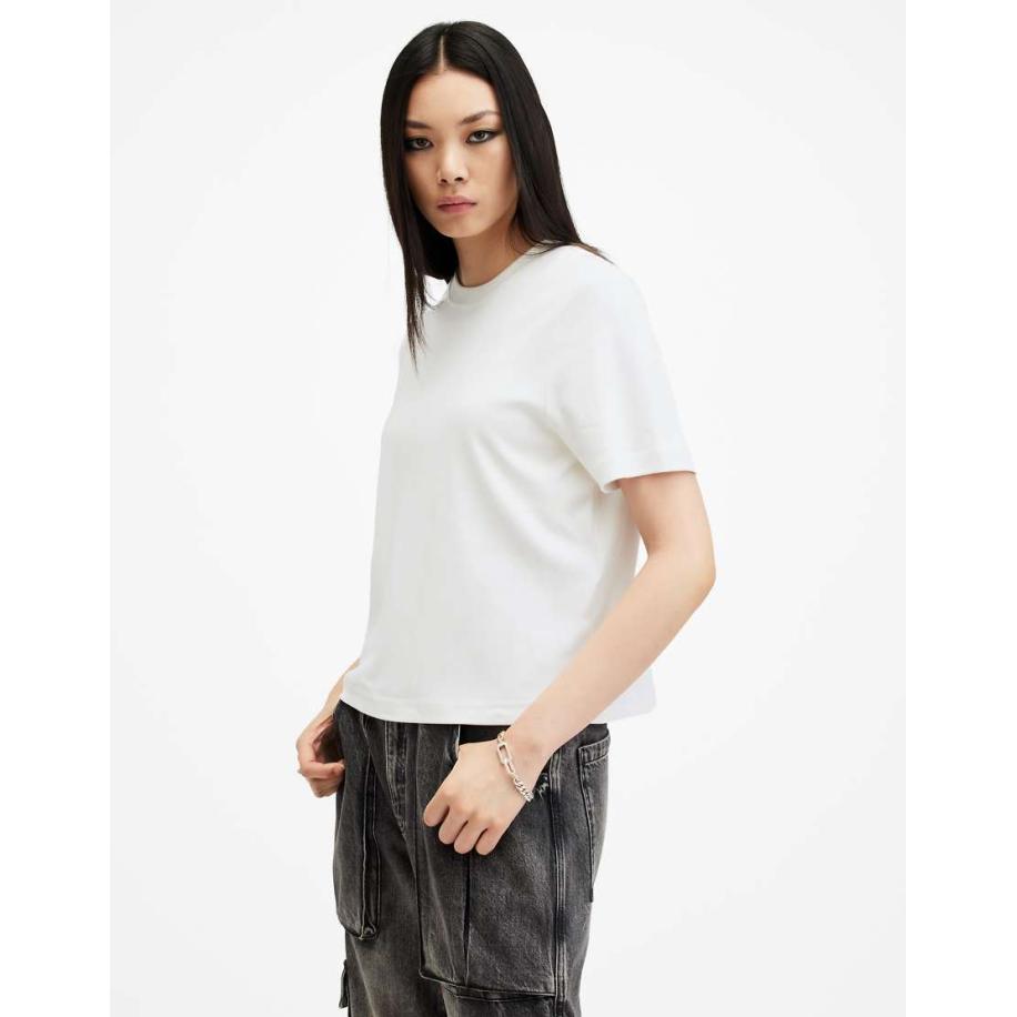 AllSaints Lisa T-shirt in wit Wit