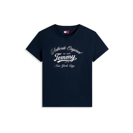 Tommy Jeans Tommy Jeans Shirt ESSENTIAL donkerblauw / wit