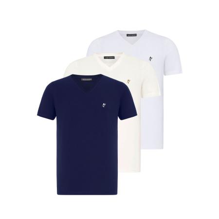 Jacey Quinn Jacey Quinn Shirt crème / navy / wit