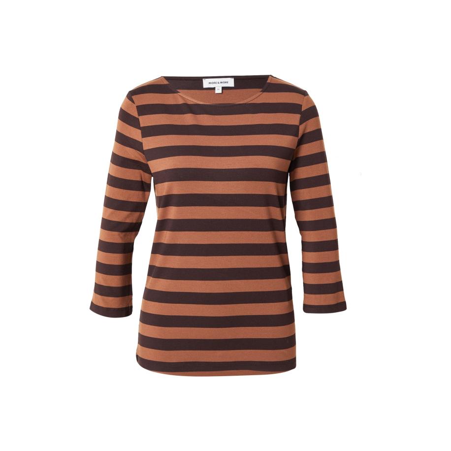 More & More MORE & MORE Shirt bruin / chocoladebruin -