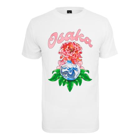 mister tee MT Men Shirt Osaka blauw / groen / rosa / wit