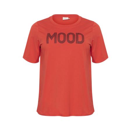 KAFFE CURVE Shirt vuurrood / knalrood