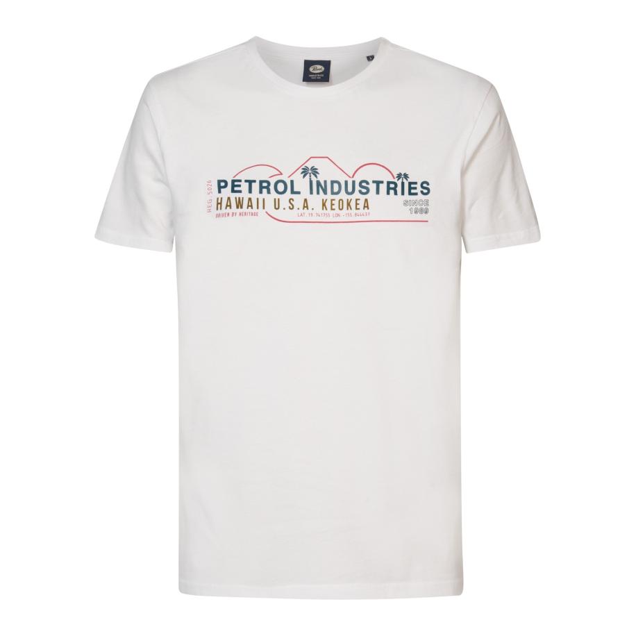 Petrol Industries Petrol Industries Shirt blauw / goud / rood / wit -