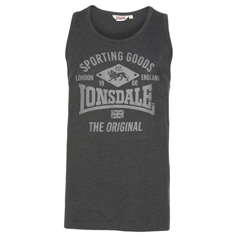 LONSDALE Shirt Pilton antraciet Grijs