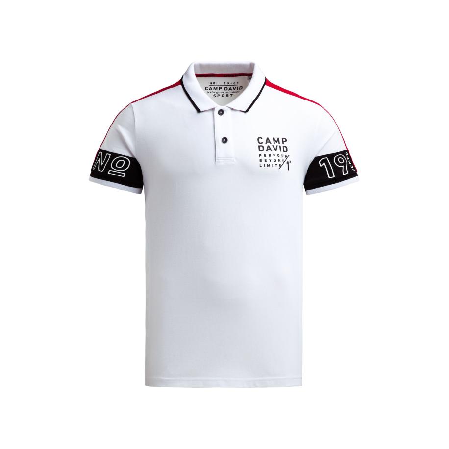Camp David CAMP DAVID Shirt rood / zwart / wit -