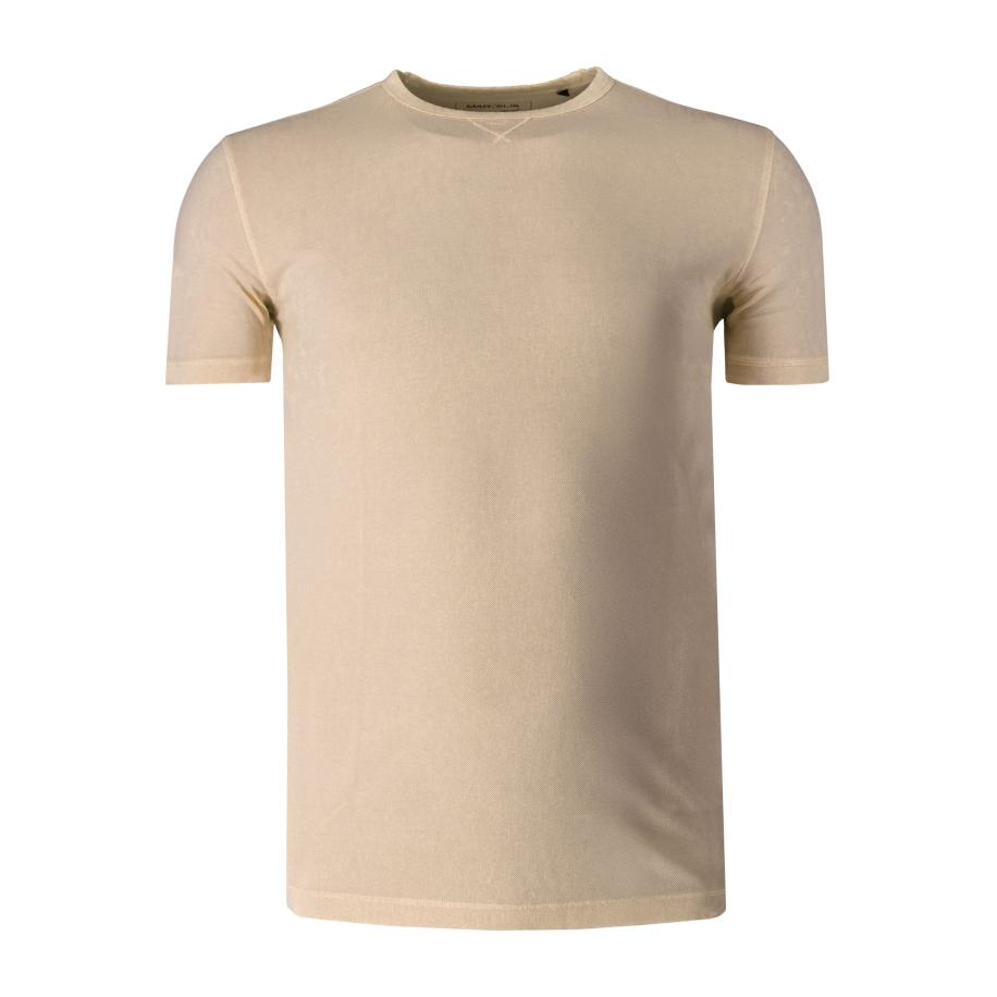 Marvelis Casual T-Shirt beige, Effen Bruin