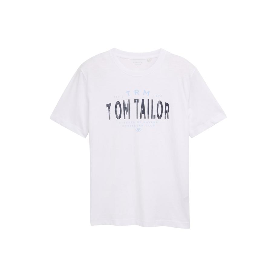 Tom Tailor TOM TAILOR Shirt nachtblauw / lichtblauw / wit -