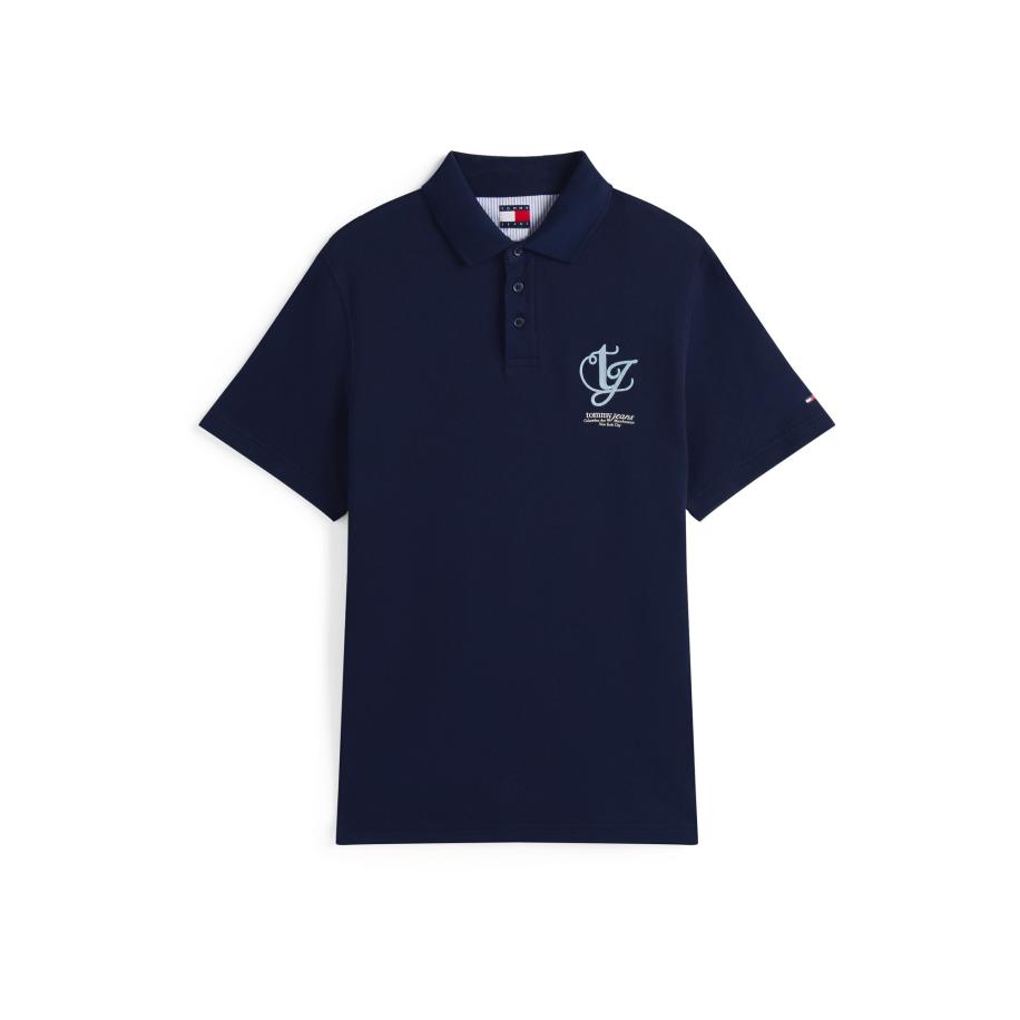 Tommy Jeans Tommy Jeans Shirt camel / navy / lichtblauw -