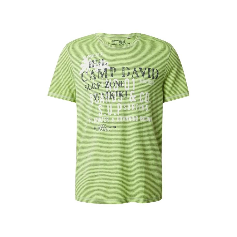 Camp David CAMP DAVID Shirt navy / lichtgroen / wit -