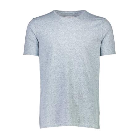 Lindbergh T-Shirt ronde hals lichtblauw, Melange