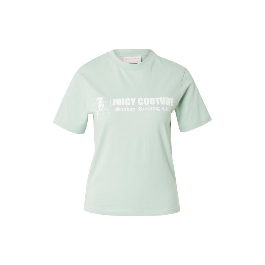 Juicy Couture Juicy Couture Shirt The Runner lichtgroen / wit -