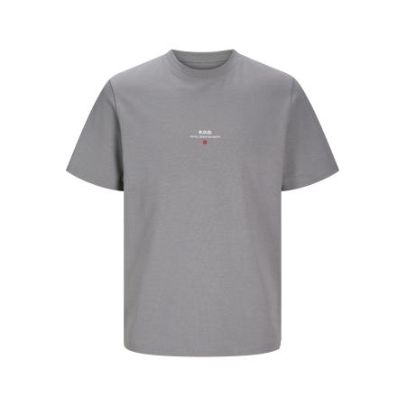 ROYAL DENIM DIVISION R.D.D. ROYAL DENIM DIVISION Shirt Luca grijs / bloedrood / wit