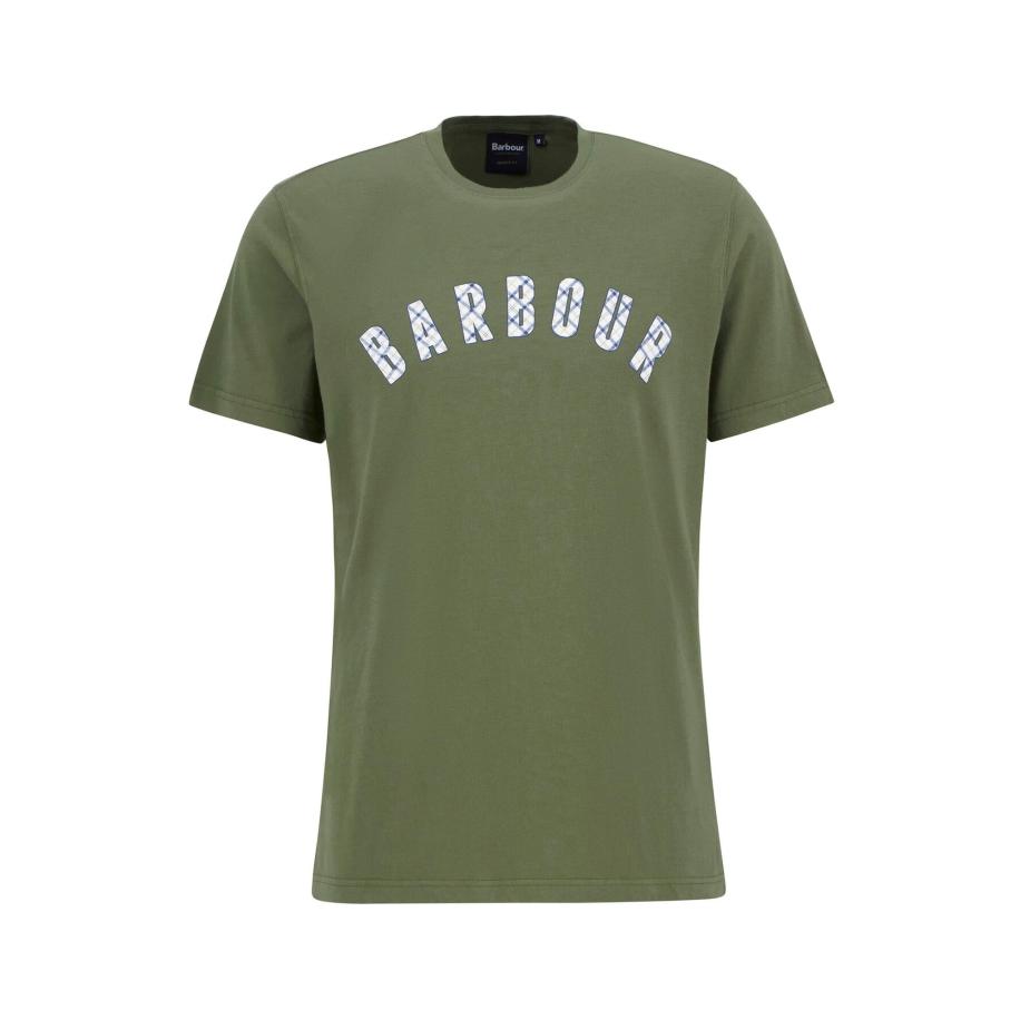 Barbour Barbour Shirt Torpoint enziaan / groen / wit -