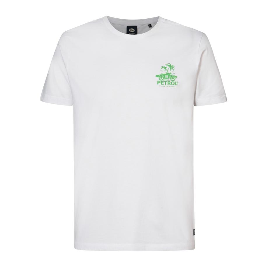 Petrol Industries Petrol Industries Shirt groen / wit -