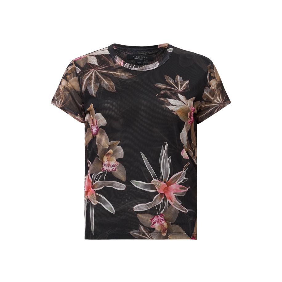 AllSaints AllSaints Shirt ELLIE olijfgroen / oranje / donkerroze / zwart -