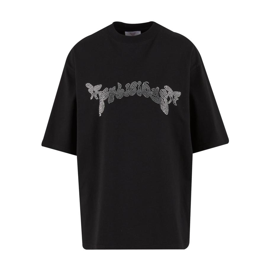 Felicious Shirt zwart / wit Zwart