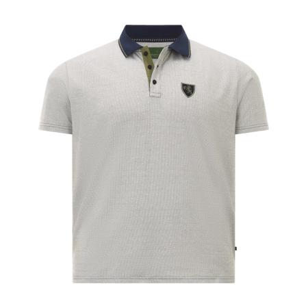 Charles Colby Charles Colby Shirt Earl Bartholow navy / lichtgrijs / kaki / wit