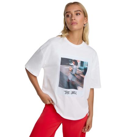 Alix The Label Ladies Knitted Polaroid T-Shirt