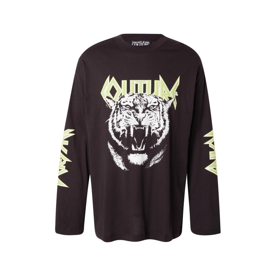 Versace Versace Jeans Couture Shirt lichtgroen / zwart / wit -