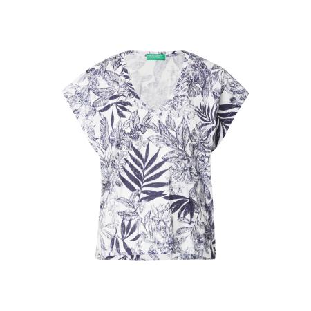 United Colors of Benetton UNITED COLORS OF BENETTON Shirt blauw / wit