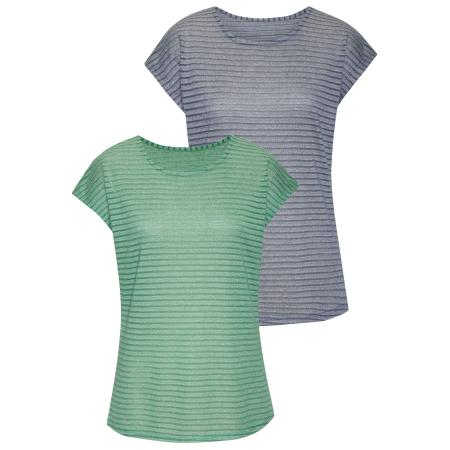 VIVANCE VIVANCE Shirt grijs / groen