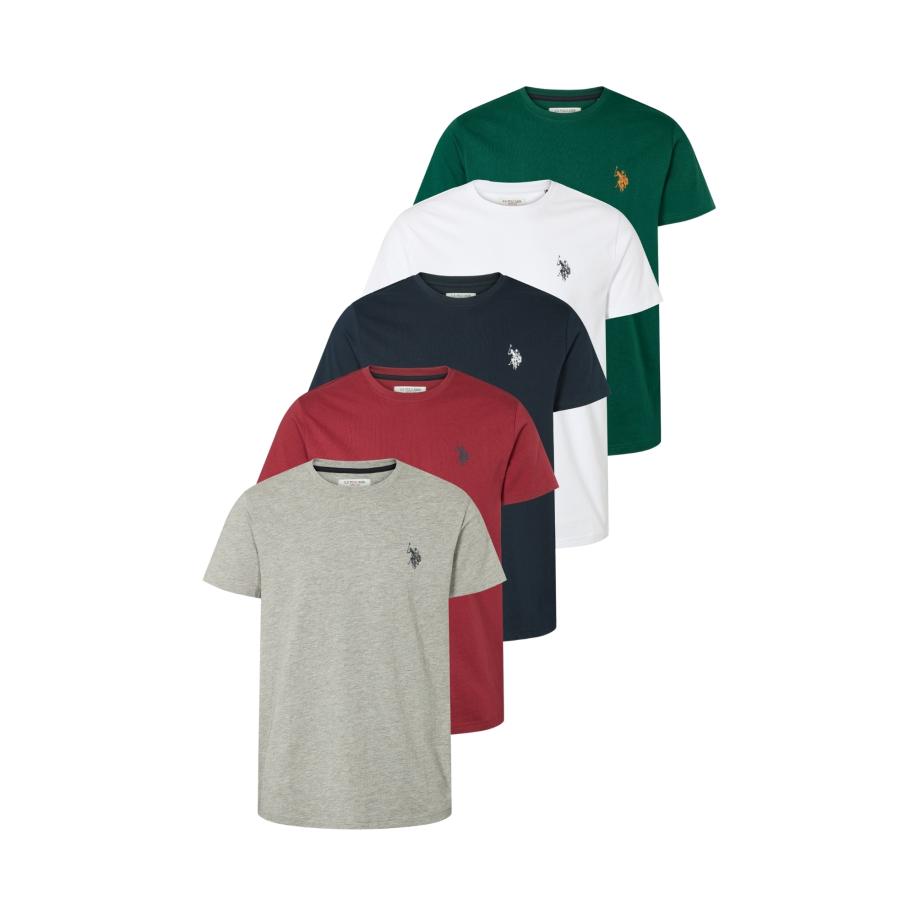 U.S. Polo Assn. U.S. POLO ASSN. Shirt Bertil taupe / groen / rood / zwart / wit -