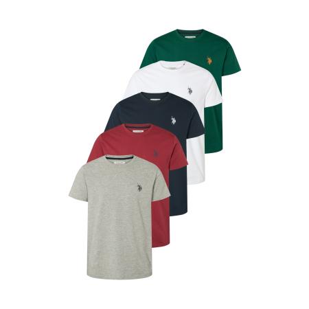 U.S. Polo Assn. U.S. POLO ASSN. Shirt Bertil taupe / groen / rood / zwart / wit