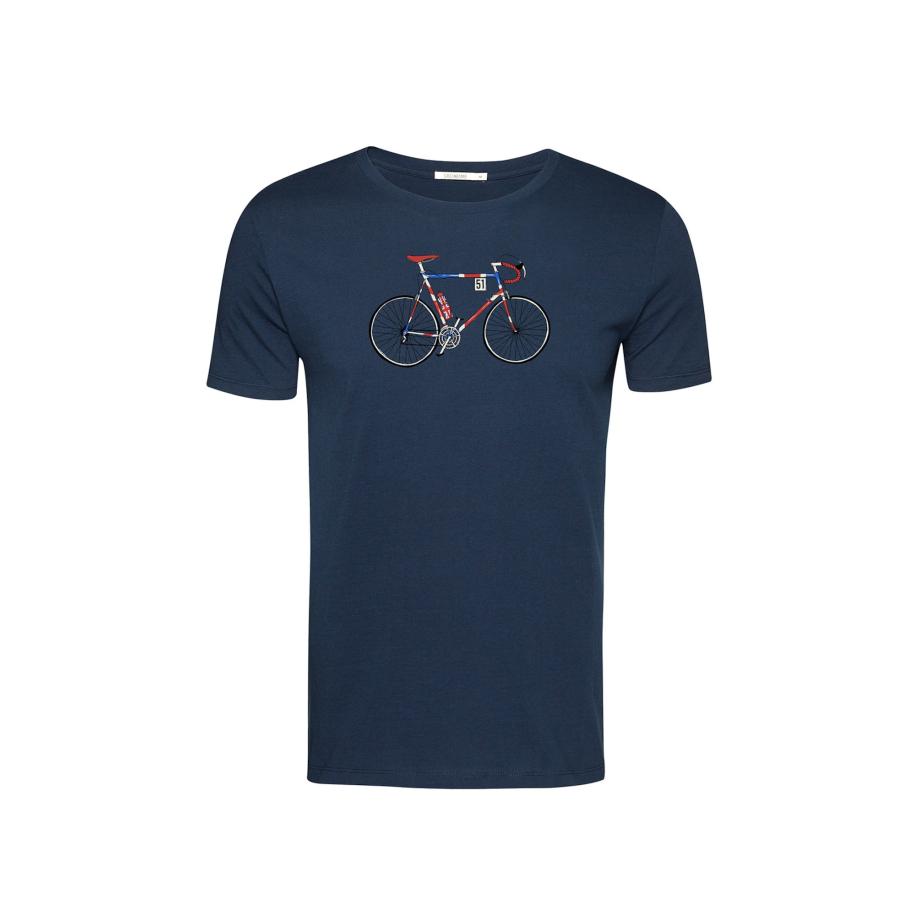 GreenBomb GREENBOMB Shirt Bike Jack navy / rood / zwart / wit -