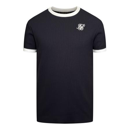 SikSilk SikSilk Shirt zwart / wit