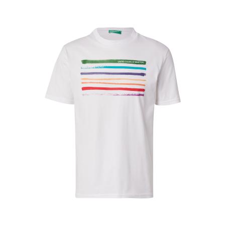 United Colors of Benetton UNITED COLORS OF BENETTON Shirt groen / lila / rood / wit