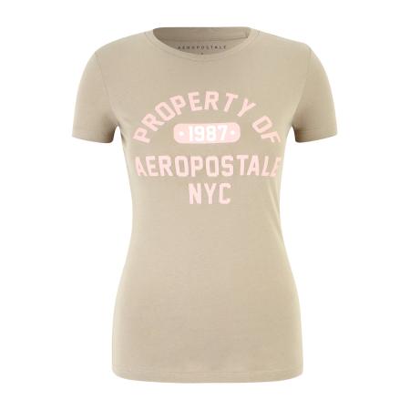 Aeropostale AÉROPOSTALE Shirt lichtbruin / rosa / wit