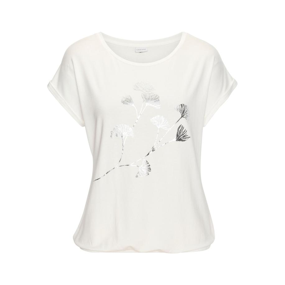 VIVANCE VIVANCE Shirt crème / zilver -