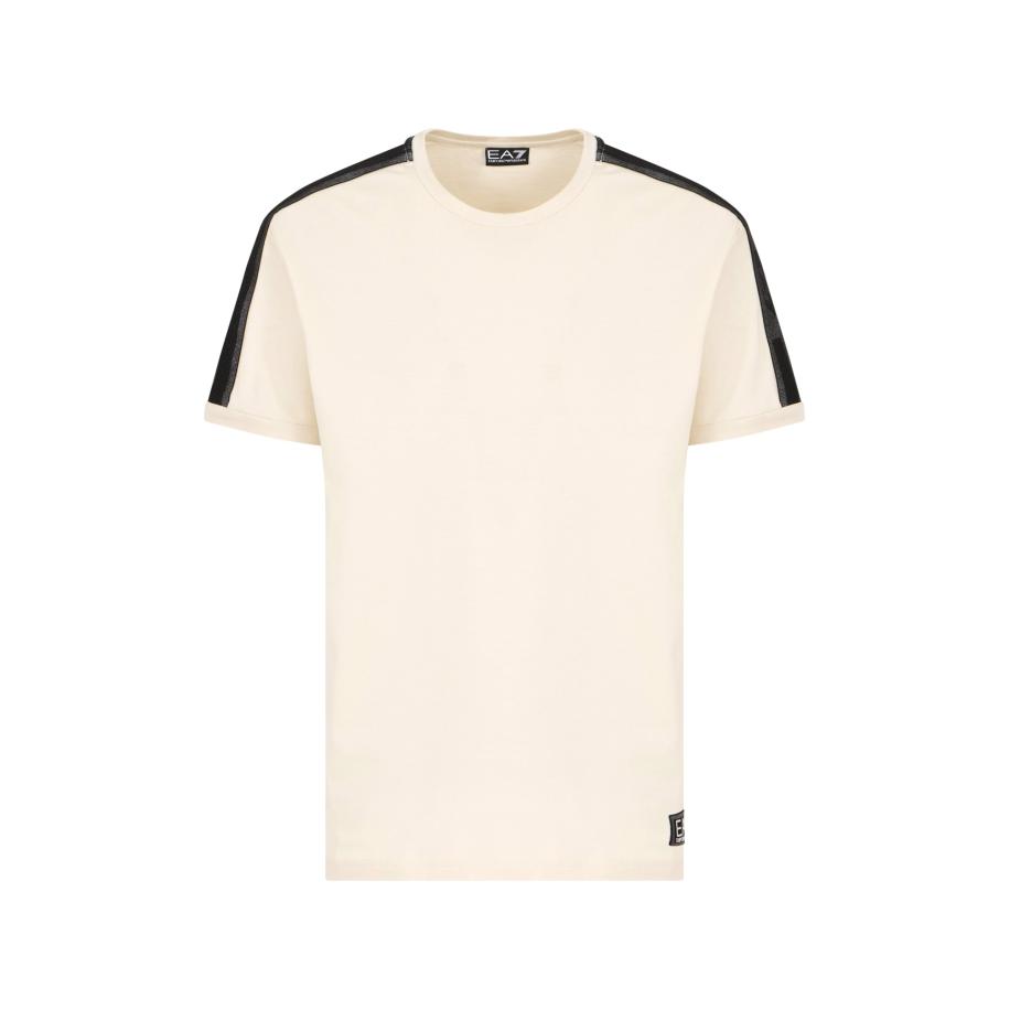 Emporio Armani EA7 Emporio Armani Shirt beige / zwart -