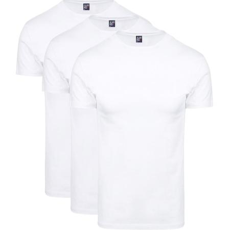 Alan Red Oakville T-shirt Wit (3Pack)