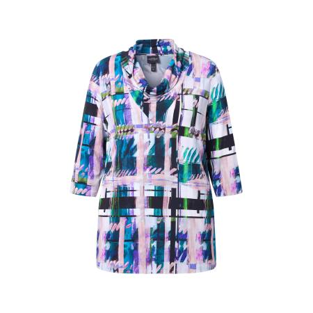 Ulla Popken Ulla Popken Shirt groen / neongroen / cyclaam / lichtlila / pastelroze / zwart