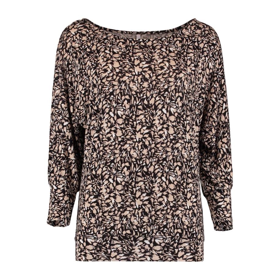 Hailys Hailys Shirt Fi44lipa nude / zwart / wit -